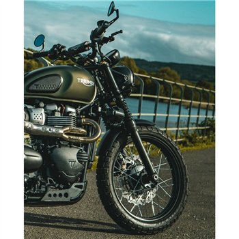cafe 4 racer - Stealth Exhaust Clamps - Black - Motone Triumph Bonneville 