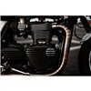 cafe 4 racer - Svorky výfuku Stealth - Nerezové - Motone Triumph Bonneville 
