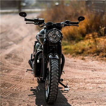 cafe 4 racer - Svorky výfuku Stealth - Nerezové - Motone Triumph Bonneville 
