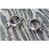cafe 4 racer - Stealth Exhaust Clamps - Stainless - Motone Triumph Bonneville 
