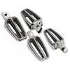 cafe 4 racer - Ranger Foot Pegs - Full Set Rider and Passenger Pegs - Polished - Motone Triumph Bonneville 
