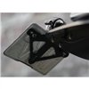 cafe 4 racer - Steel License/Number Plate Bracket Insert Round Light - Motone License plate holders 
