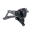 cafe 4 racer - Steel License/Number Plate Bracket Insert Round Light - Motone License plate holders 