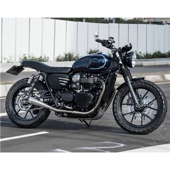cafe 4 racer - Defender - Sump Guard - Clear Anodised - Motone Triumph Bonneville 