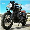 cafe 4 racer - Defender - Sump Guard - Black - Motone Triumph Bonneville 