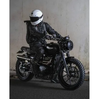 cafe 4 racer - Defender - Ochrana klikové skříně - Černá - Motone Triumph Bonneville 