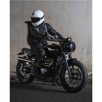 cafe 4 racer - Defender - Sump Guard - Black - Motone Triumph Bonneville 