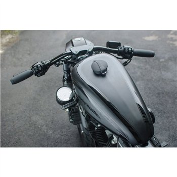 cafe 4 racer - Sada čepic Monza pro Triumph a HD - černá - Motone Triumph Bonneville 