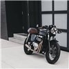 cafe 4 racer - Speedster Sprocket Cover - Ribbed - Brushed - AC - Motone Triumph Bonneville 