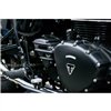 cafe 4 racer - Speedster kryt ozubeného kolesa - rebrovaný - čierny - AC - Motone Triumph Bonneville 