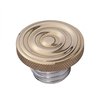 cafe 4 racer - Infinity Gas Cap - Brass Rippled Top - Aluminium Thread - Rippled - Motone Triumph Bonneville 