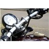 cafe 4 racer - Infinity Gas Cap - Brass Rippled Top - Aluminium Thread - Rippled - Motone Triumph Bonneville 