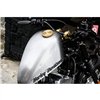 cafe 4 racer - Infinity Gas Cap - Brass Rippled Top - Aluminium Thread - Rippled - Motone Triumph Bonneville 