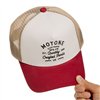 cafe 4 racer - Motone CRAFTY Trucker Cap - Red/Ecru/White - Motone Caps 