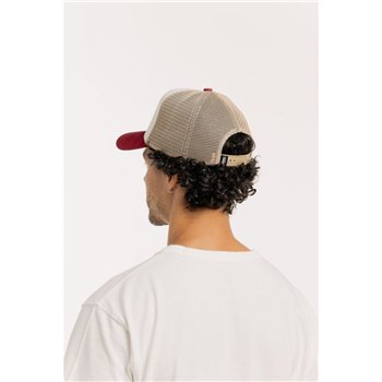 cafe 4 racer - Motone CRAFTY Trucker Cap - Red/Ecru/White - Motone Caps 