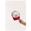 cafe 4 racer - Motone CRAFTY Trucker Cap - Red/Ecru/White - Motone Caps 