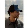 cafe 4 racer - Motone SUEDEHEAD Trucker čepice - MODRÁ SEMIŠOVÁ - Motone Šiltovka 