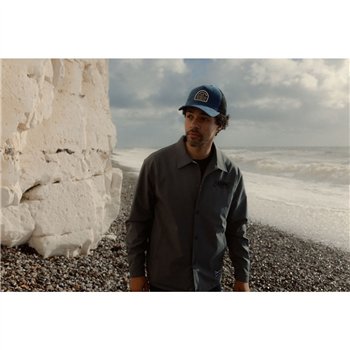 cafe 4 racer - Motone SUEDEHEAD Trucker Cap - BLUE SUEDE - Motone Caps 