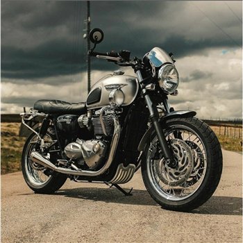 cafe 4 racer - Microblade hliníkový kryt s lešteným zrkadlovým povrchom - Motone Triumph Bonneville 