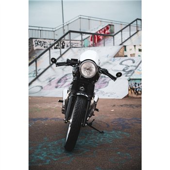 cafe 4 racer - Microblade hliníkový kryt s lešteným zrkadlovým povrchom - Motone Triumph Bonneville 