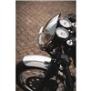 cafe 4 racer - Microblade hliníkový kryt s lešteným zrkadlovým povrchom - Motone Triumph Bonneville 