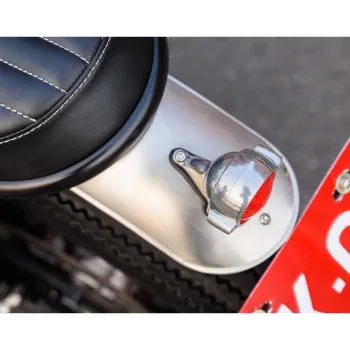 cafe 4 racer - Eldorado Tail Light + Fender Mount Kit - Polish - Motone LED Rear lights 