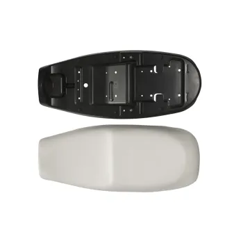 cafe 4 racer - Bonneville Seat Base Kit - ABS Seat Pan incl Rubbers and Hooks + Dual Saddle Foam - Motone Triumph Bonneville 