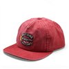 Motone OLD SPARKY 5-Panel Cotton Twill Hat - Red Washed Cotton