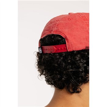 Motone OLD SPARKY 5-Panel Cotton Twill Hat - Red Washed Cotton