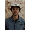 cafe 4 racer - Motone LUCKY7 5-Panel Cap - Ecru/Green - Motone Caps 