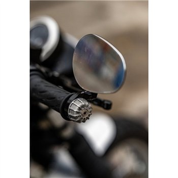 cafe 4 racer - Gemini - Bar End Finishers - Contrast Shot/Polish  - Motone Triumph Bonneville 