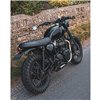 cafe 4 racer - Streamliner Sprocket Cover - Ribbed - Black/Polished Fins - LC - Street Twin/T100/T120 - Motone Triumph Bonneville 