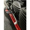 cafe 4 racer - Streamliner kryt ozubeného kolesa - rebrovaný - čierne plutvy - LC - Street Twin/T100/T120 - Motone Triumph Bonneville 