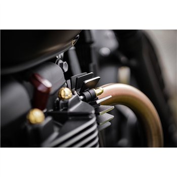 cafe 4 racer - Magnum Force - Brass Exhaust Clamp Nuts - Motone Triumph Bonneville 