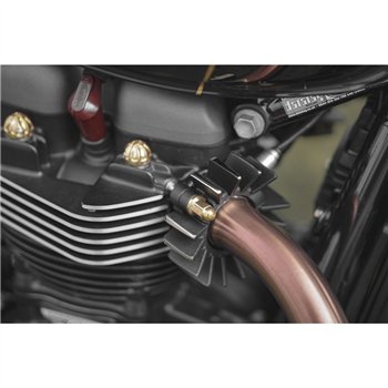 cafe 4 racer - Magnum Force - Brass Exhaust Clamp Nuts - Motone Triumph Bonneville 
