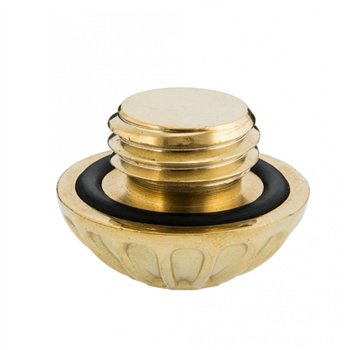cafe 4 racer - Engine Oil Filler Cap - Roswell - Brass - Motone Triumph Bonneville 