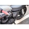 cafe 4 racer - Ribbed Side Panels - Matte Black - LHS ONLY (Scrambler) - Motone Triumph Bonneville 