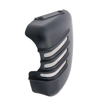 cafe 4 racer - Ribbed Side Panels - Matte Black - LHS ONLY (Scrambler) - Motone Triumph Bonneville 