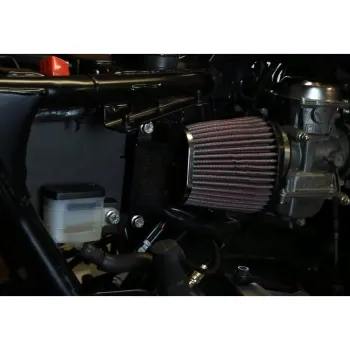 cafe 4 racer - Airbox Elimination Kit - Battery Box - Motone Triumph Bonneville 