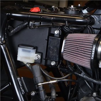 cafe 4 racer - Sada pro odstranění airboxu - krabička na baterii - Motone Triumph Bonneville 