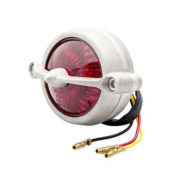 cafe 4 racer - Nitro, mini fender LED taillight. Black. Red lens - MCS LED Rear lights 
