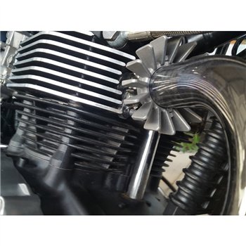 cafe 4 racer - Svorky výfuku Big Fin - EFI - Motone Triumph Bonneville 