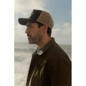 cafe 4 racer - Motone GARAGEGOALS Trucker Cap - Black Suede - Garage Bobber Graphic - Motone Caps 