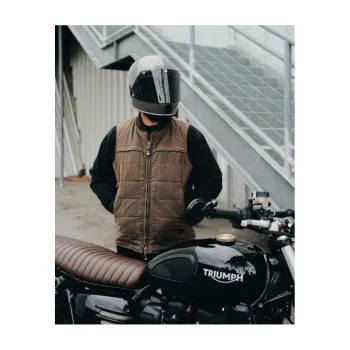 cafe 4 racer - The Viper - Nízky profil úzky rebrovaný sedák - Tabakovo hnedý - Motone Triumph Bonneville 