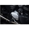 cafe 4 racer - Streamliner Sprocket Cover - Ribbed - Brushed Finish - LC - Street Twin/T100/T120 - Motone Triumph Bonneville 