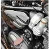 cafe 4 racer - Ventura - Bobber/Speedmaster - Žebrované bočné panely - Lesklá čierna - Motone Triumph Bonneville 