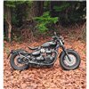 cafe 4 racer - Ventura - Bobber/Speedmaster - Žebrované bočné panely - Lesklá čierna - Motone Triumph Bonneville 