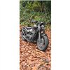 cafe 4 racer - Ventura - Bobber/Speedmaster - Žebrované bočné panely - Lesklá čierna - Motone Triumph Bonneville 