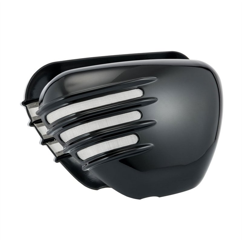 cafe 4 racer - Street Twin - Ribbed Side Panels - Gloss Black - Motone Triumph Bonneville 