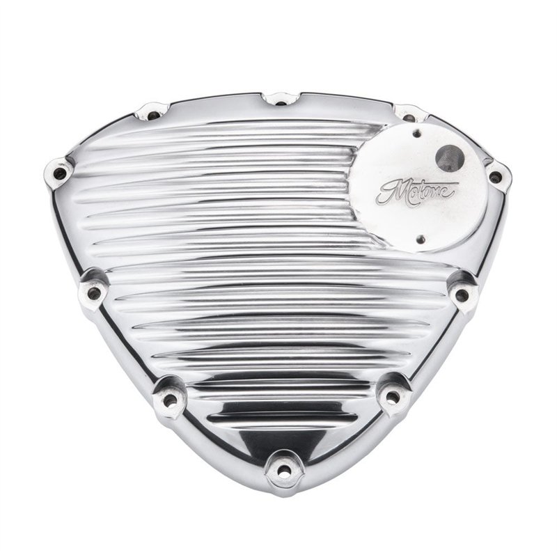 cafe 4 racer - Finned Timing/Stator Cover - Polish - Motone Triumph Bonneville 